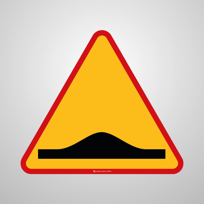 Naklejka Podłogowa BHP: "Próg Zwalniający" (A-11a)