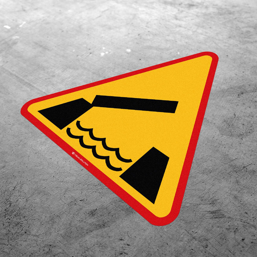 Naklejka Podłogowa BHP: "Ruchomy Most" (A-13)