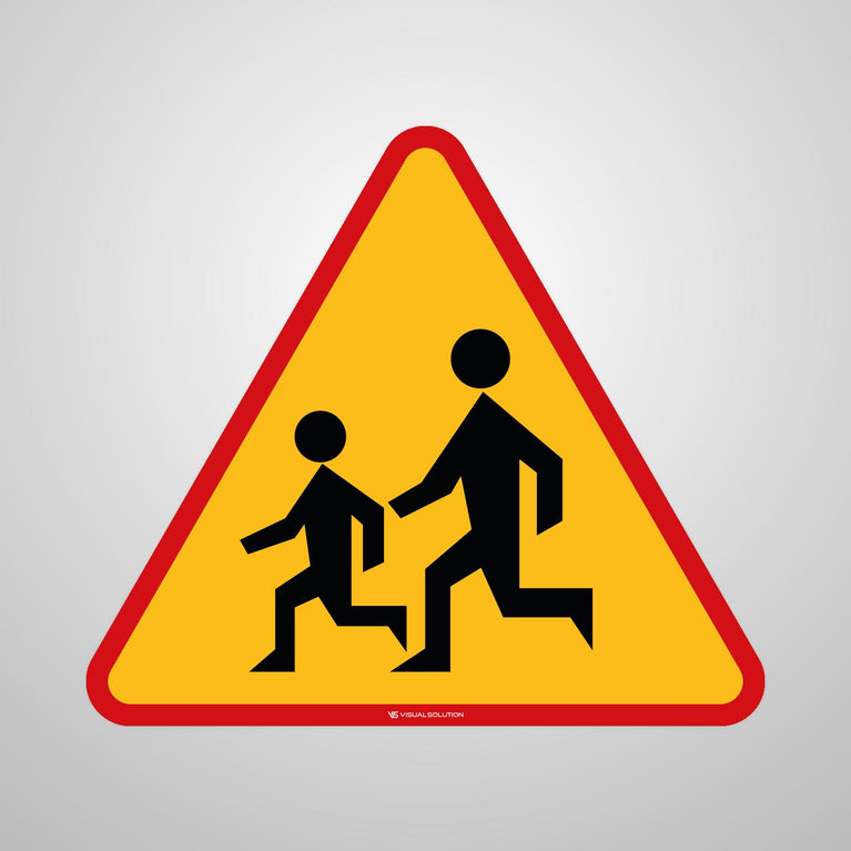 Naklejka Podłogowa BHP: "Dzieci" (A-17)