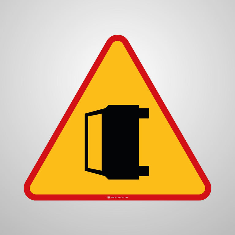 Naklejka Podłogowa BHP: „Wypadek drogowy” (A-34)