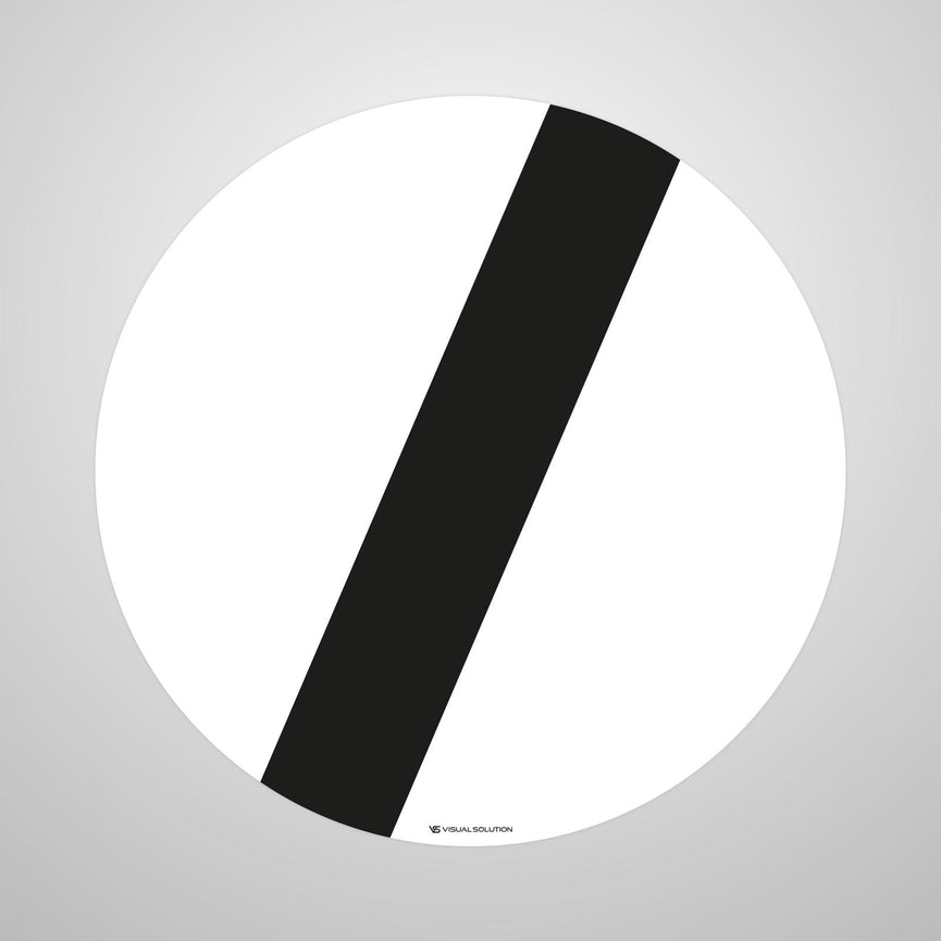 Naklejka Podłogowa BHP: "Koniec zakazów" (B-42)