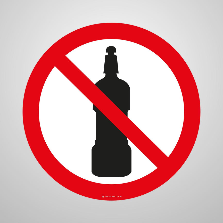 Naklejka Podłogowa BHP: Zakaz Używania Detergentów