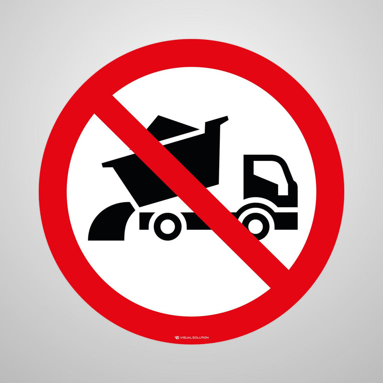 Naklejka Podłogowa BHP: Zakaz Wysypywania