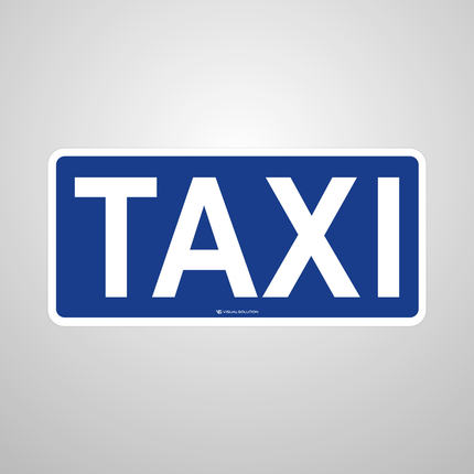 Naklejka Podłogowa BHP: „postój taksówek” (D-19)