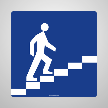 Naklejka Podłogowa BHP: „przejście nadziemne dla pieszych” (D-36)