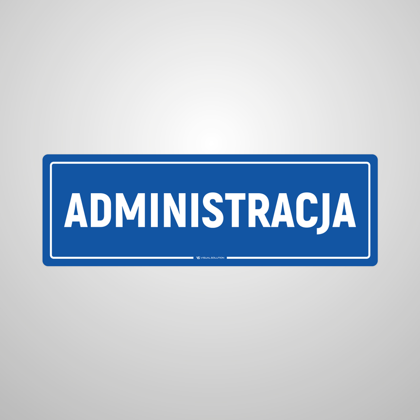 Naklejka na Drzwi: Administracja