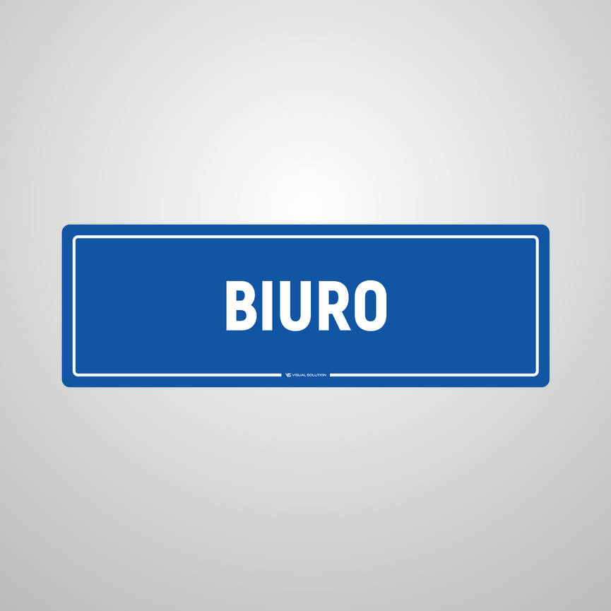 Naklejka na Drzwi: Biuro