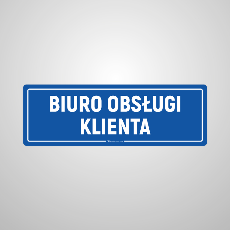 Naklejka na Drzwi: Biuro Obsługi Klienta