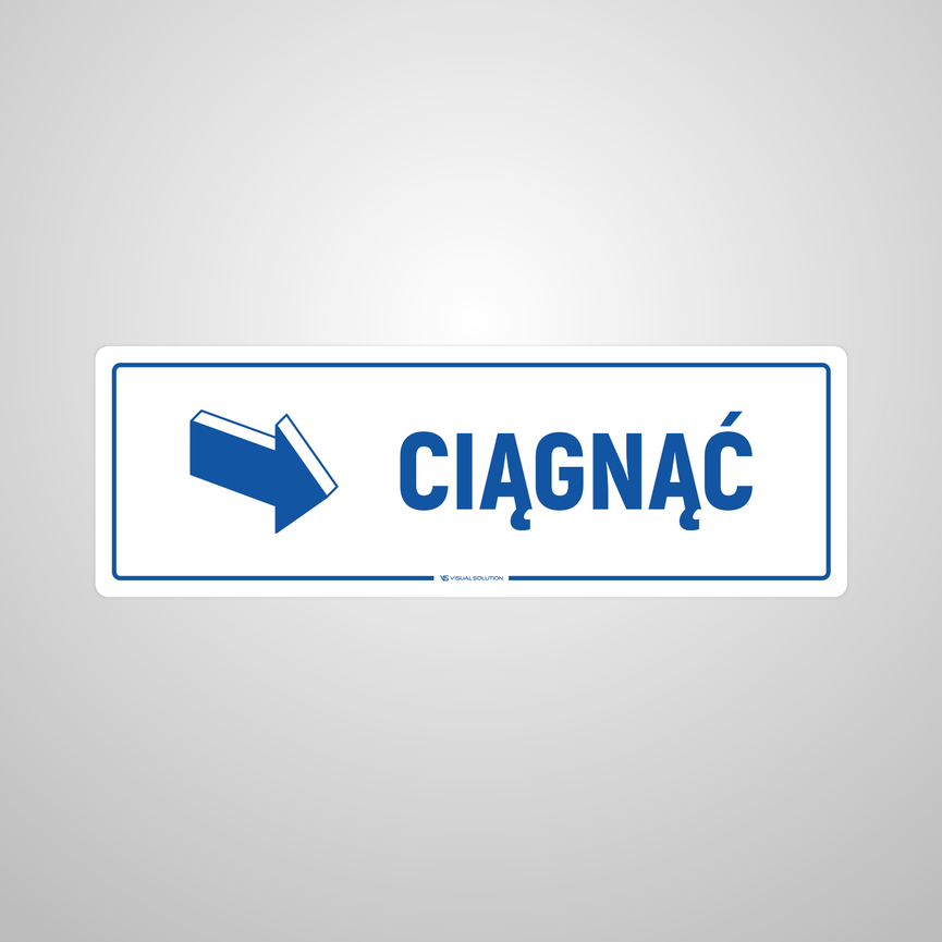 Tabliczka na Drzwi: Ciągnąć