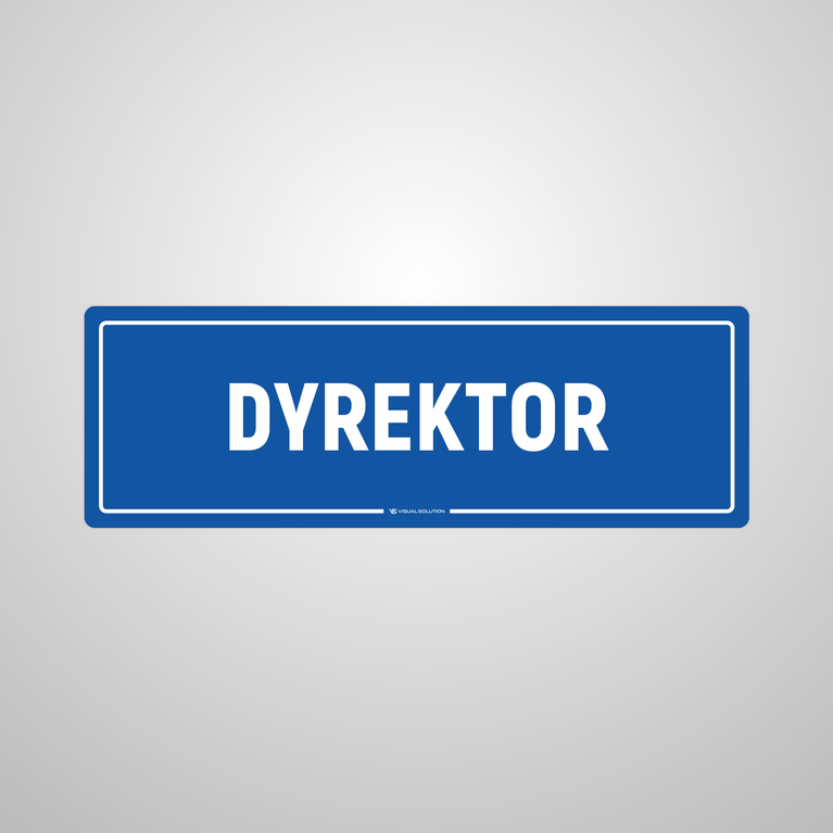 Naklejka na Drzwi: Dyrektor