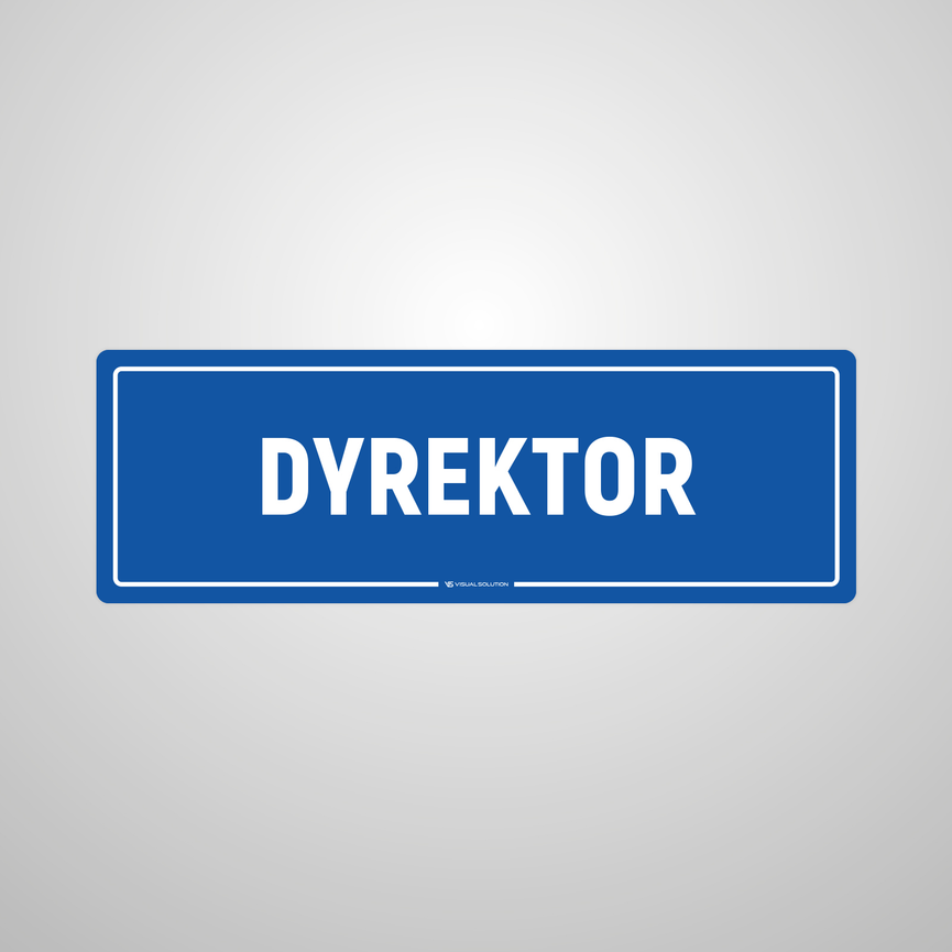 Naklejka na Drzwi: Dyrektor