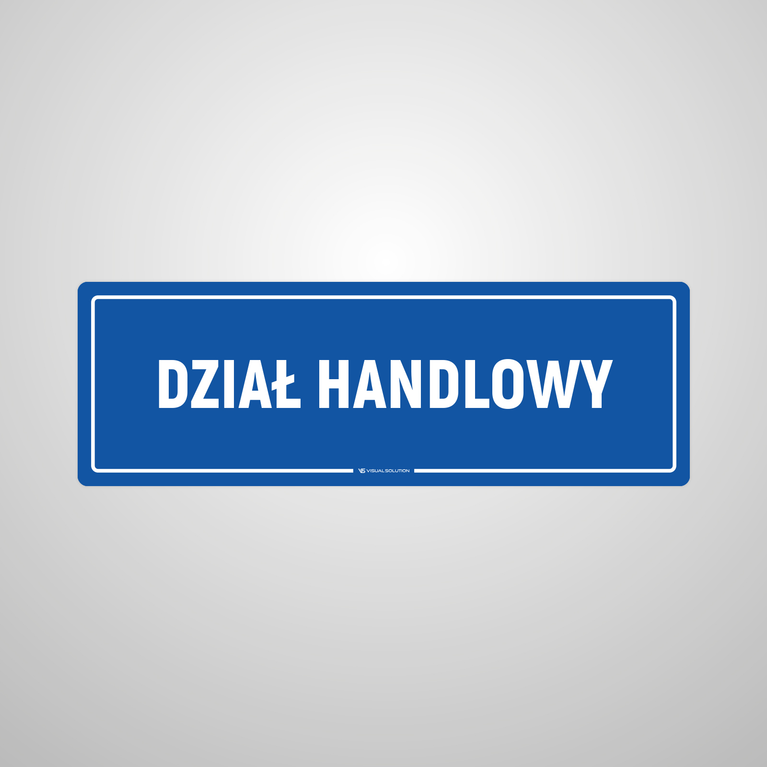 Naklejka na Drzwi: Dział Handlowy
