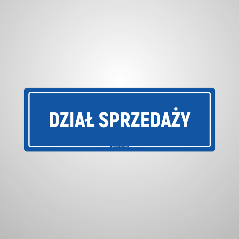 Naklejka na Drzwi: Dział Sprzedaży