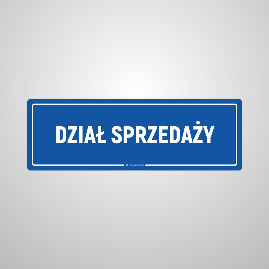 Naklejka na Drzwi: Dział Sprzedaży