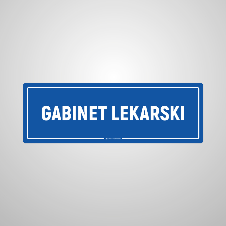 Naklejka na Drzwi: Gabinet Lekarski