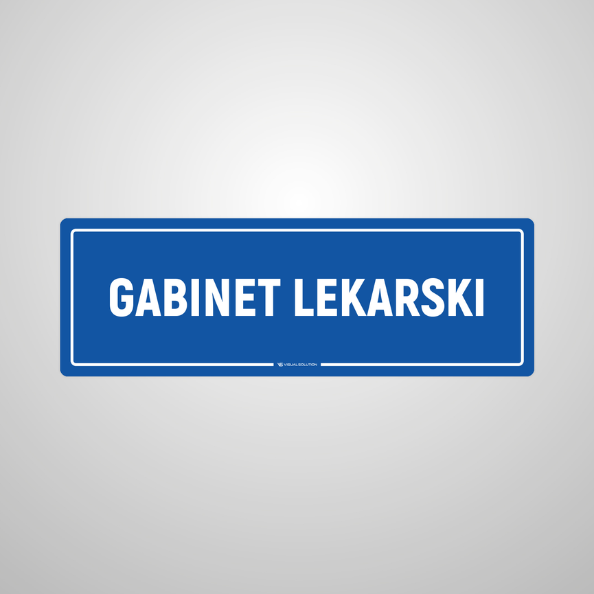 Naklejka na Drzwi: Gabinet Lekarski