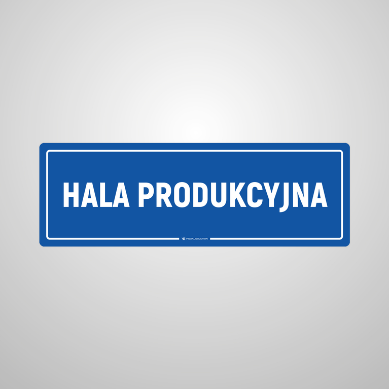 Naklejka na Drzwi: Hala Produkcyjna