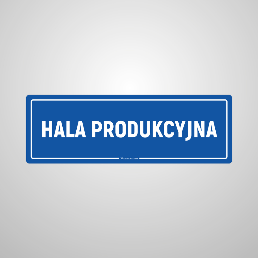 Naklejka na Drzwi: Hala Produkcyjna