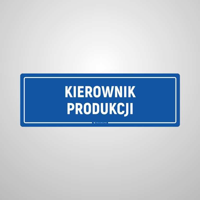 Naklejka na Drzwi: Kierownik Produkcji