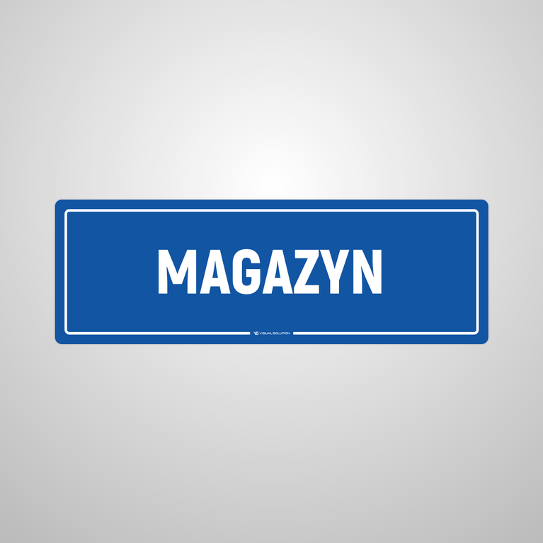 Naklejka na Drzwi: Magazyn