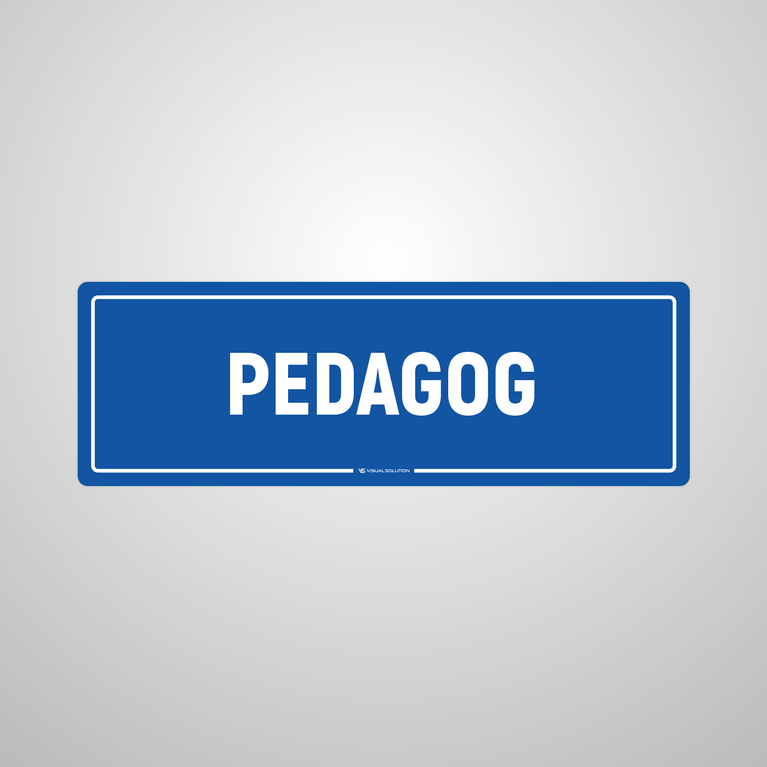 Naklejka na Drzwi: Pedagog