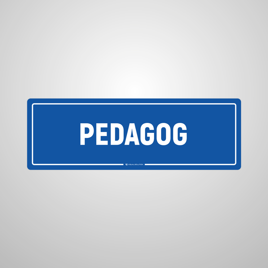 Naklejka na Drzwi: Pedagog