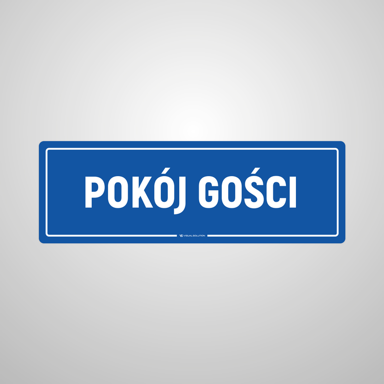 Naklejka na Drzwi: Pokój Gosci – 5szt