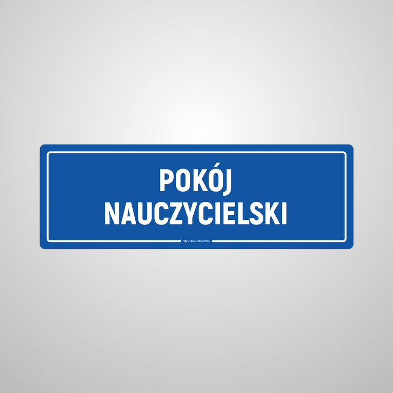 Naklejka na Drzwi: Pokój Nauczycielski – 10szt