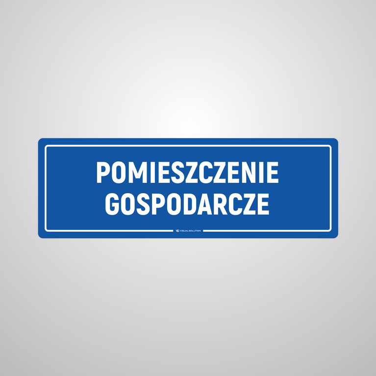 Naklejka na Drzwi: Pomieszczeni9e Gospodarcze – 5szt