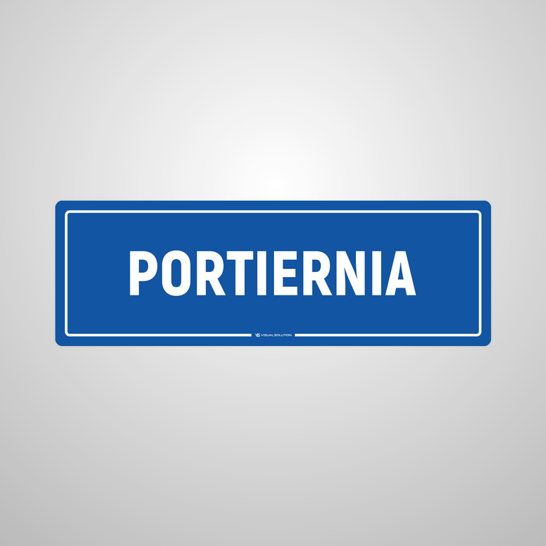 Naklejka na Drzwi: Portiernia – 10szt