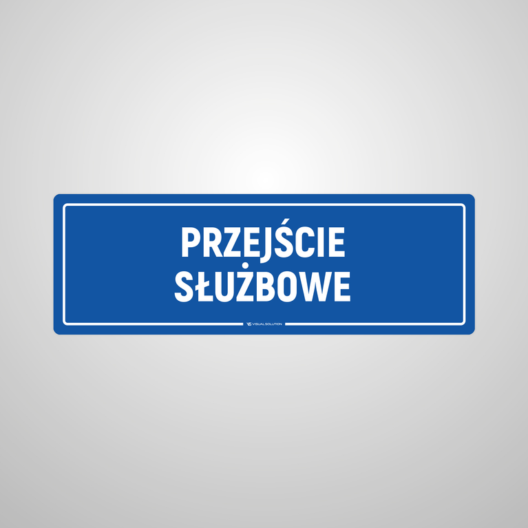 Naklejka na Drzwi: Przejście służbowe – 10szt
