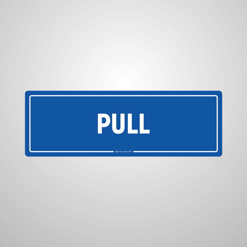 Naklejka na Drzwi: Pull