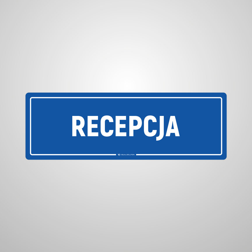 Naklejka na Drzwi: Recepcja – 5szt