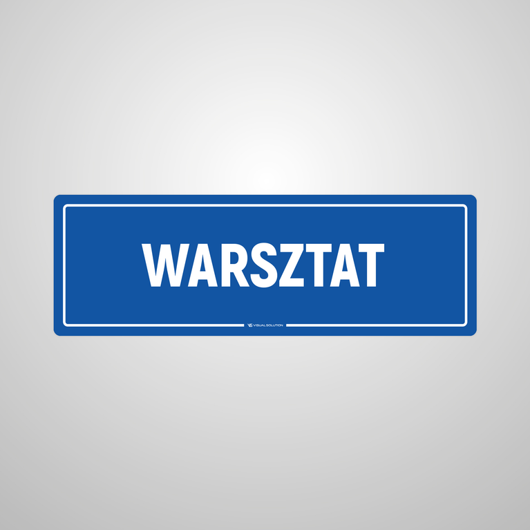 Naklejka na Drzwi: Warsztat – 10szt