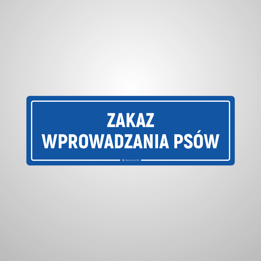 Tabliczka na Drzwi: Zakaz Wprowadzania Psów