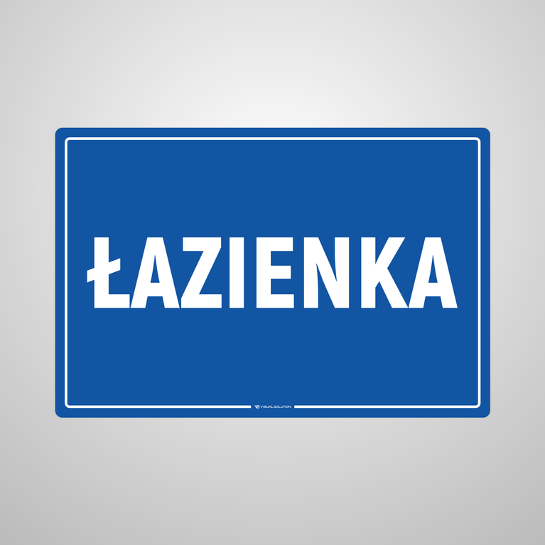 Naklejka na Drzwi: Łazienka – 5szt