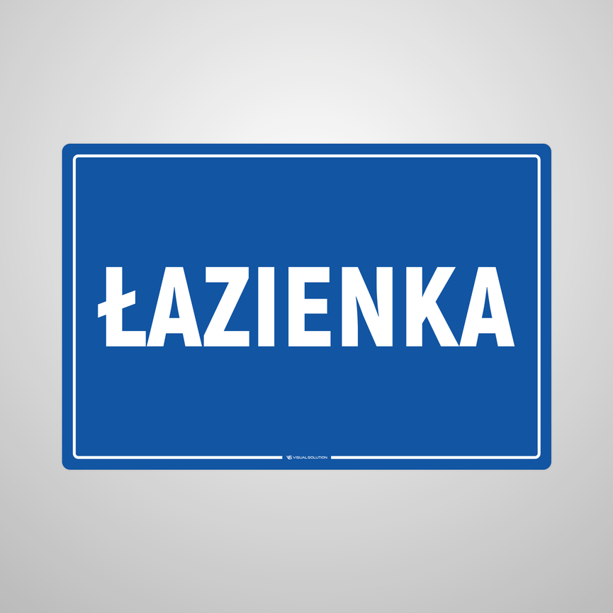 Naklejka na Drzwi: Łazienka