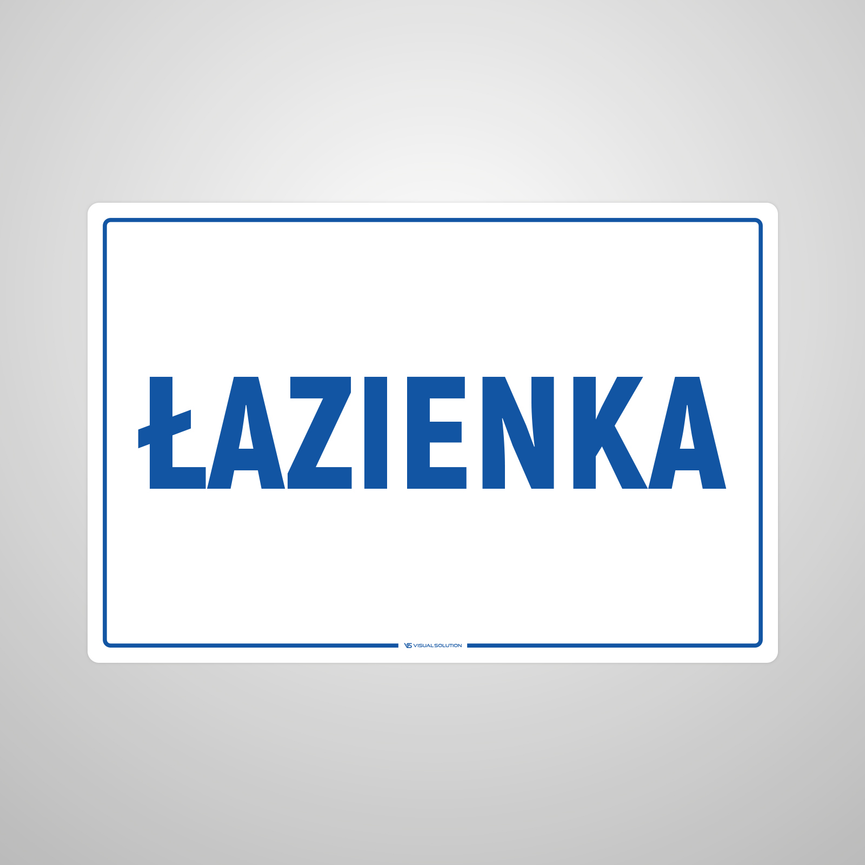 Naklejka na Drzwi: Łazienka – 10szt