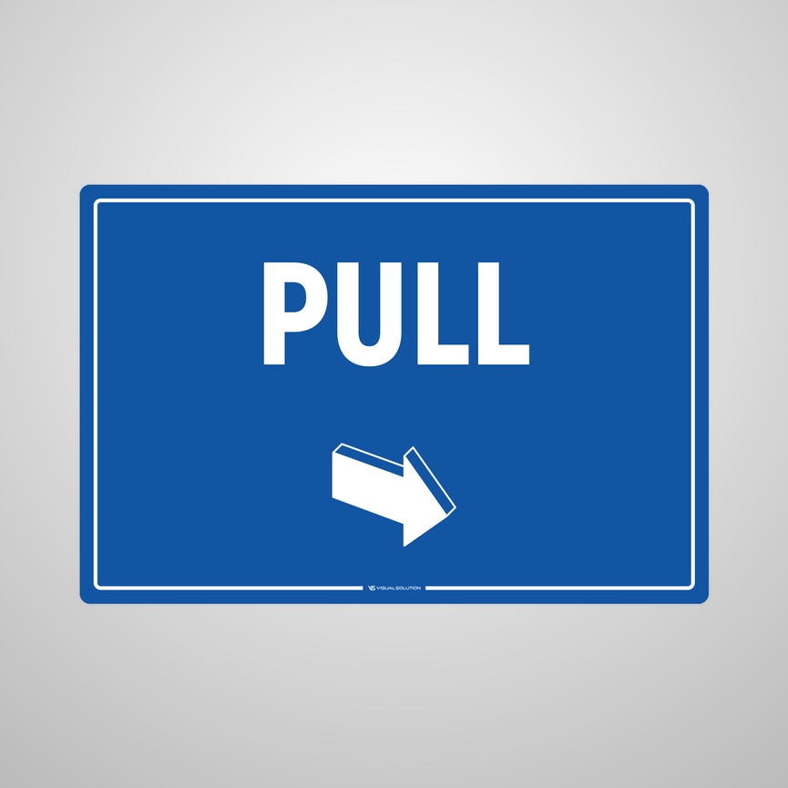 Naklejka na Drzwi: Pull – 10szt