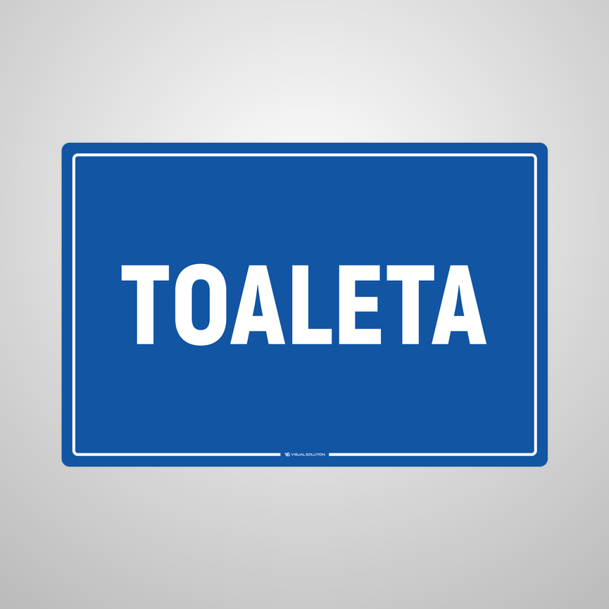 Naklejka na Drzwi: Toaleta