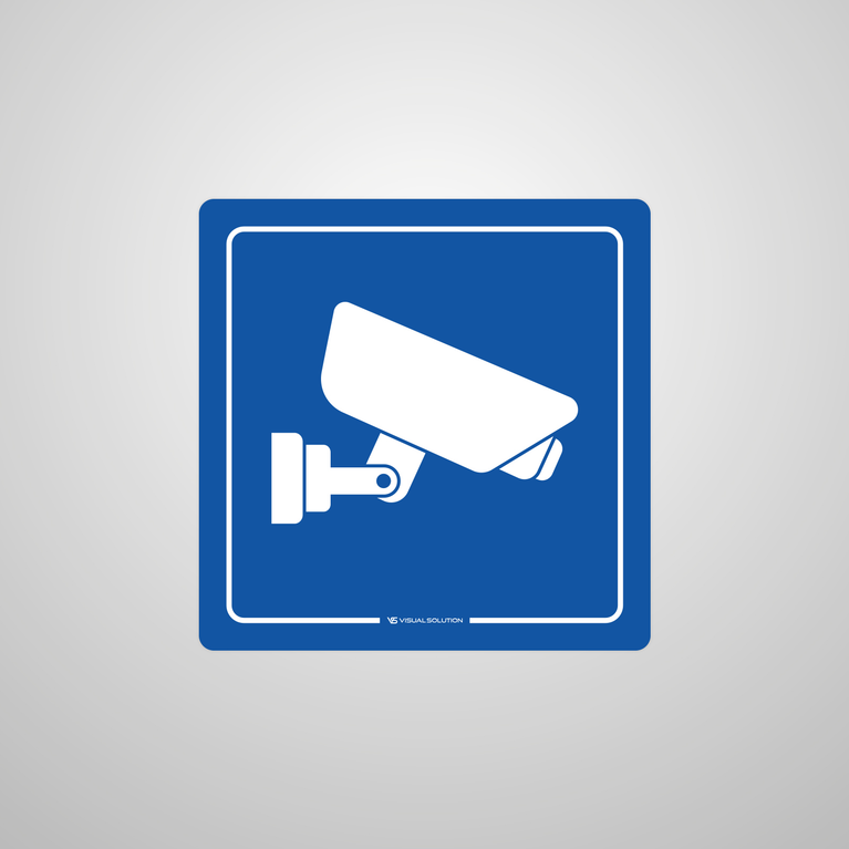 Naklejka informacyjna: Obiekt Monitorowany