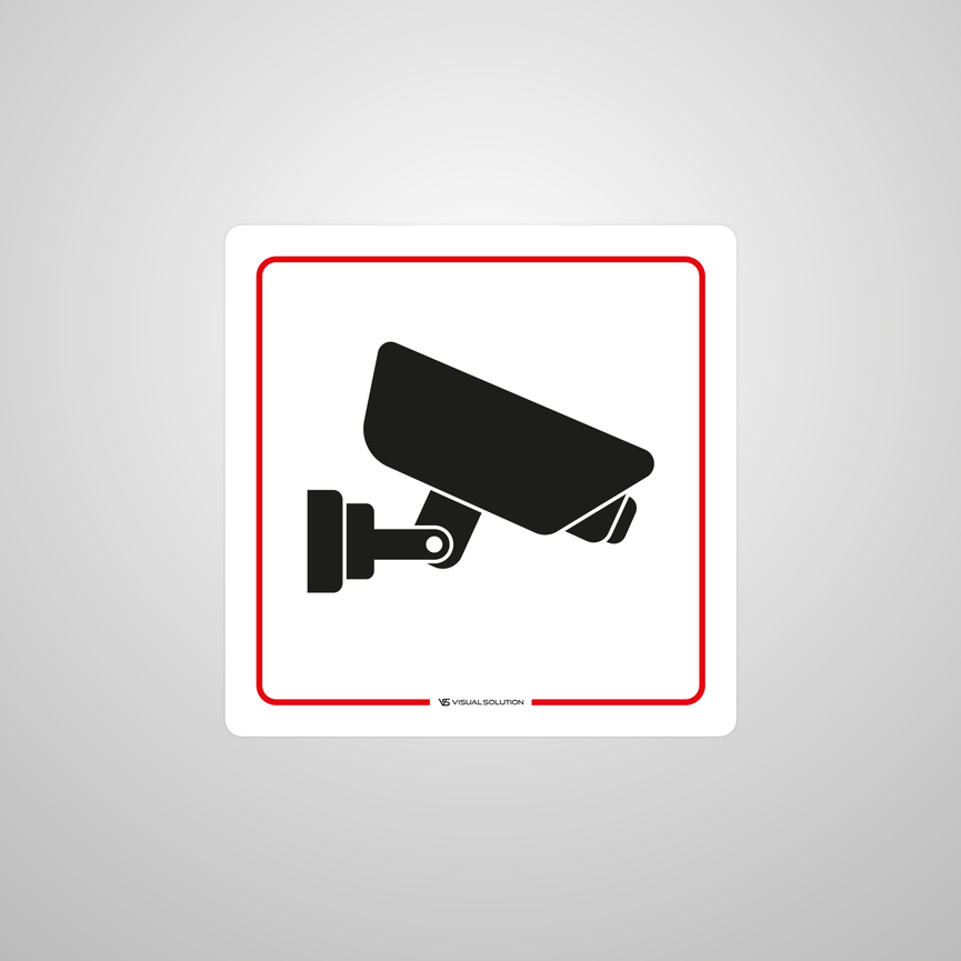 Naklejka informacyjna: Obiekt Monitorowany