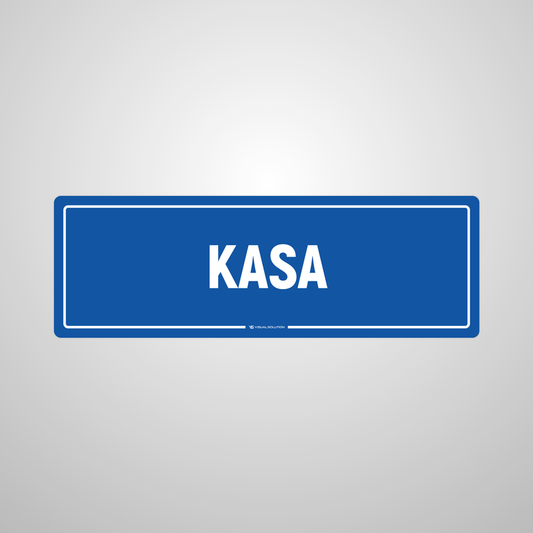 Naklejka informacyjna: Kasa