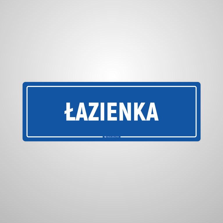 Tabliczka informacyjna: Łazienka