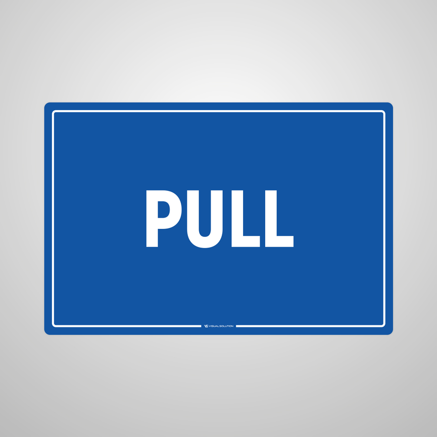 Tabliczka informacyjna: Pull
