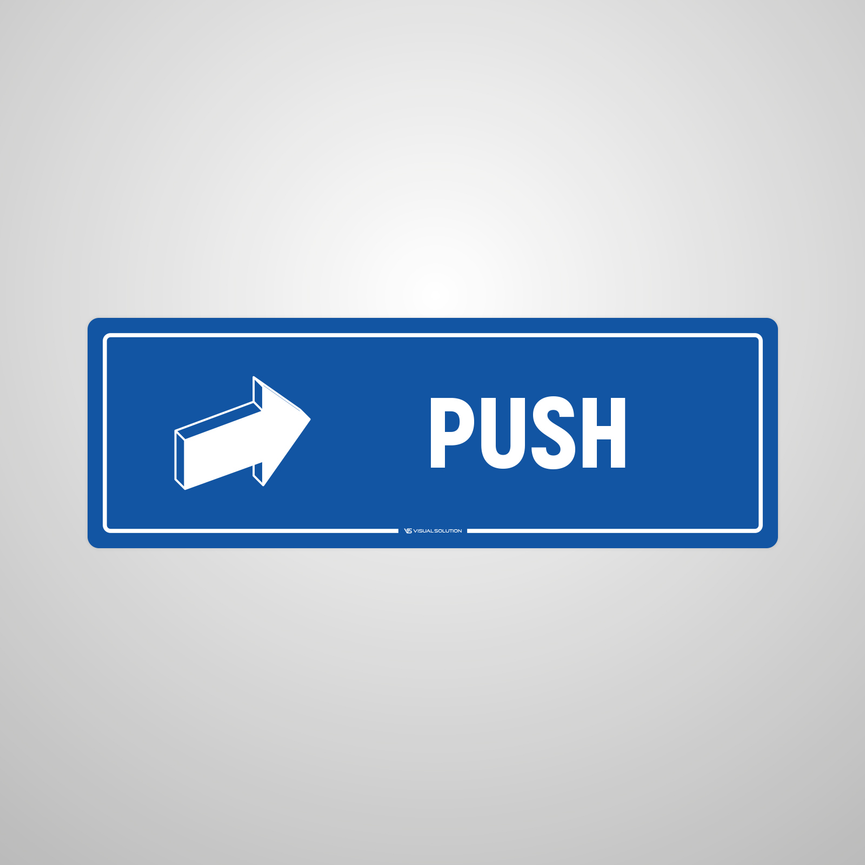 Tabliczka informacyjna: Push