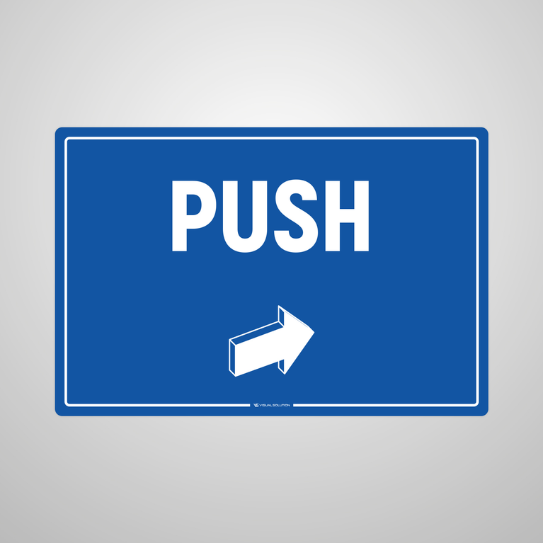 Tabliczka informacyjna: Push