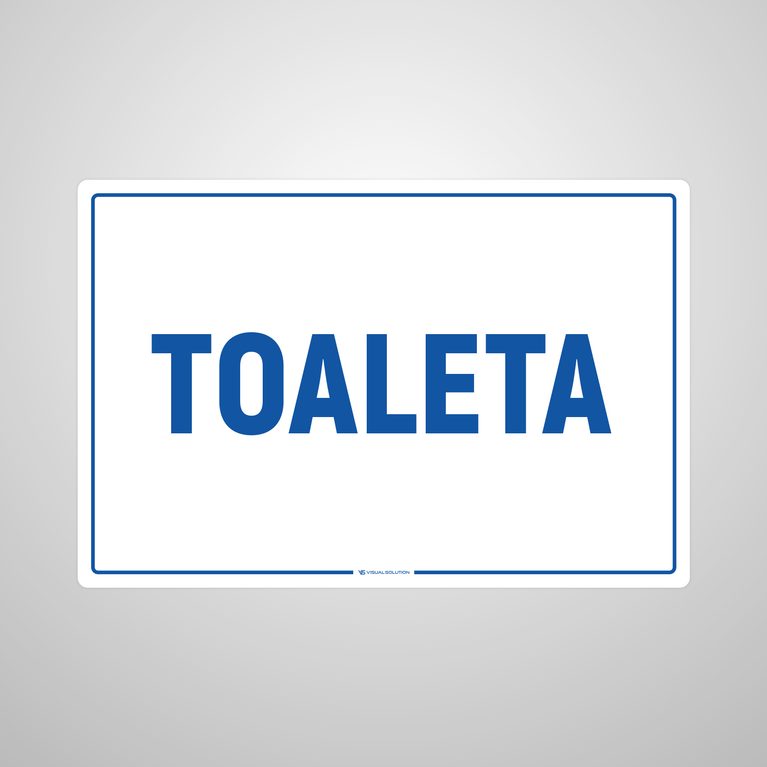 Tabliczka informacyjna: Toaleta