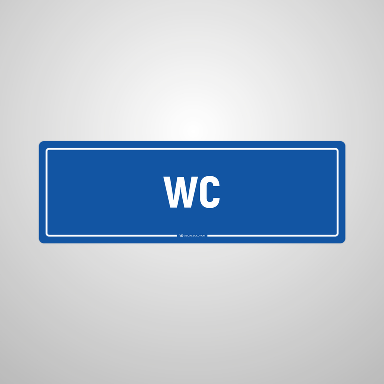 Tabliczka informacyjna: WC