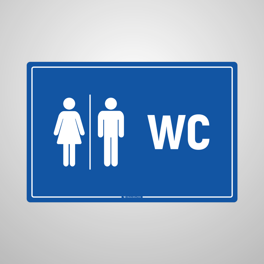 Tabliczka informacyjna: WC